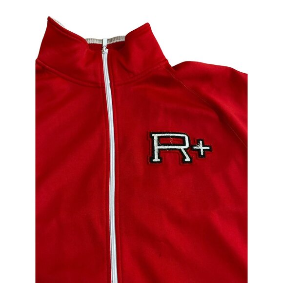Rocawear Mens Red Track Jacket Full-Zip Logo Embroidered Pockets M - Picture 3 of 7
